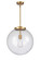 Essex One Light Pendant in Brushed Brass (405|221-1S-BB-G204-16)