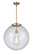 Essex One Light Pendant in Brushed Brass (405|221-1S-BB-G204-18)