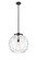 Essex One Light Pendant in Matte Black (405|221-1S-BK-G1215-16)