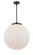 Essex LED Pendant in Oil Rubbed Bronze (405|221-1S-OB-G201-18-LED)