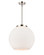 Essex LED Pendant in Polished Nickel (405|221-1S-PN-G121-16-LED)