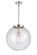 Franklin Restoration One Light Pendant in Polished Nickel (405|221-1S-PN-G204-16)