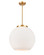 Essex One Light Pendant in Satin Gold (405|221-1S-SG-G121-16)