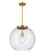 Essex One Light Pendant in Satin Gold (405|221-1S-SG-G122-16)