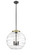 Ballston Three Light Pendant in Black Antique Brass (405|221-3S-BAB-G1213-18)