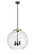Ballston Three Light Pendant in Black Antique Brass (405|221-3S-BAB-G1215-18)
