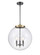 Essex Three Light Pendant in Black Antique Brass (405|221-3S-BAB-G202-16)