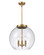 Essex Three Light Pendant in Brushed Brass (405|221-3S-BB-G124-16)