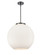 Essex Three Light Pendant in Matte Black (405|221-3S-BK-G121-18)