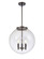 Essex Three Light Pendant in Oil Rubbed Bronze (405|221-3S-OB-G204-16)