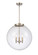 Essex LED Pendant in Brushed Satin Nickel (405|221-3S-SN-G202-18-LED)