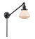 Franklin Restoration LED Swing Arm Lamp in Matte Black (405|237-BK-G321-LED)