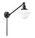 Franklin Restoration LED Swing Arm Lamp in Matte Black (405|237-BK-G531-LED)