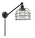 Franklin Restoration LED Swing Arm Lamp in Matte Black (405|237-BK-G74-CE-LED)