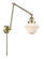 Franklin Restoration One Light Swing Arm Lamp in Antique Brass (405|238-AB-G531)