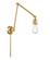 Franklin Restoration One Light Swing Arm in Satin Gold (405|238-SG)