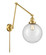 Franklin Restoration One Light Swing Arm Lamp in Satin Gold (405|238-SG-G204-10)