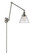 Franklin Restoration One Light Swing Arm Lamp in Brushed Satin Nickel (405|238-SN-G42)