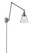 Franklin Restoration One Light Swing Arm Lamp in Brushed Satin Nickel (405|238-SN-G64)