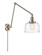 Franklin Restoration LED Swing Arm Lamp in Brushed Satin Nickel (405|238-SN-G713-LED)