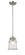 Nouveau LED Mini Pendant in Black Antique Brass (405|284-1S-BAB-G181-LED)