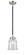 Nouveau One Light Mini Pendant in Black Polished Nickel (405|284-1S-BPN-G182)