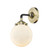 Nouveau LED Wall Sconce in Black Antique Brass (405|284-1W-BAB-G201-6-LED)