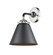 Nouveau LED Wall Sconce in Black Polished Nickel (405|284-1W-BPN-M13-BK-LED)
