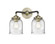 Nouveau LED Bath Vanity in Black Antique Brass (405|284-2W-BAB-G54-LED)