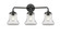 Nouveau Three Light Bath Vanity in Oil Rubbed Bronze (405|284-3W-OB-G192)