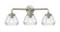 Nouveau LED Bath Vanity in Brushed Satin Nickel (405|284-3W-SN-G172-LED)