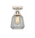 Nouveau 2 LED Semi-Flush Mount in Polished Nickel (405|288-1C-PN-G142-LED)