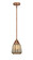 Nouveau 2 One Light Mini Pendant in Antique Copper (405|288-1S-AC-G146)