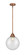 Nouveau 2 LED Mini Pendant in Antique Copper (405|288-1S-AC-G204-10-LED)