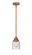 Nouveau 2 LED Mini Pendant in Antique Copper (405|288-1S-AC-G54-LED)