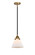 Nouveau 2 One Light Mini Pendant in Black Antique Brass (405|288-1S-BAB-G41)