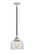 Nouveau 2 One Light Mini Pendant in Black Polished Nickel (405|288-1S-BPN-G72)
