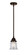 Nouveau 2 LED Mini Pendant in Oil Rubbed Bronze (405|288-1S-OB-G182S-LED)