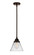 Nouveau 2 One Light Mini Pendant in Oil Rubbed Bronze (405|288-1S-OB-G42)