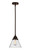Nouveau 2 One Light Mini Pendant in Oil Rubbed Bronze (405|288-1S-OB-G44)