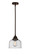 Nouveau 2 One Light Mini Pendant in Oil Rubbed Bronze (405|288-1S-OB-G74)