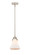 Nouveau 2 One Light Mini Pendant in Polished Nickel (405|288-1S-PN-G191)