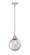 Nouveau 2 LED Mini Pendant in Polished Nickel (405|288-1S-PN-G202-8-LED)