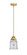 Nouveau 2 LED Mini Pendant in Satin Gold (405|288-1S-SG-G184-LED)