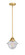 Nouveau 2 One Light Mini Pendant in Satin Gold (405|288-1S-SG-G534)