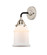 Nouveau 2 LED Wall Sconce in Black Polished Nickel (405|288-1W-BPN-G181-LED)