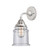 Nouveau 2 One Light Wall Sconce in Polished Chrome (405|288-1W-PC-G184)