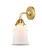 Nouveau 2 LED Wall Sconce in Satin Gold (405|288-1W-SG-G181-LED)