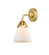 Nouveau 2 LED Wall Sconce in Satin Gold (405|288-1W-SG-G61-LED)