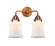 Nouveau 2 LED Bath Vanity in Antique Copper (405|288-2W-AC-G181-LED)